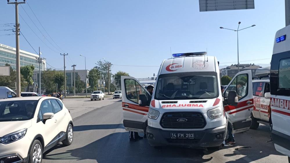 ambulanslı kaza 1