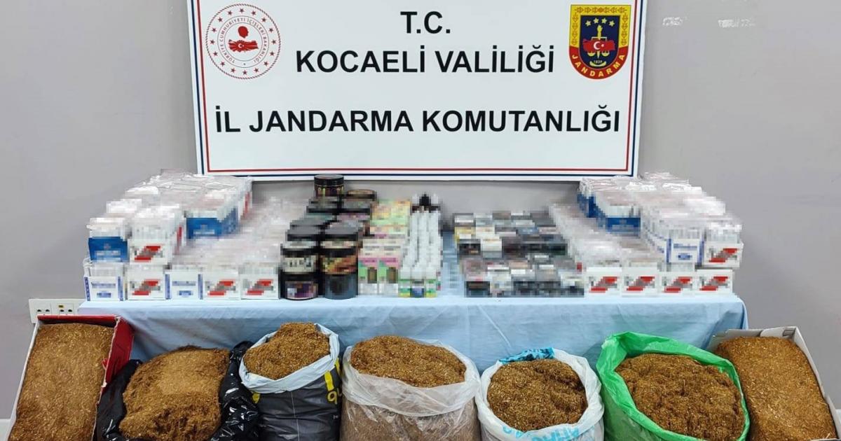 kocaelide binlerce sarma sigara ve kacar urunler ele gecirildi xacFh89H.jpg