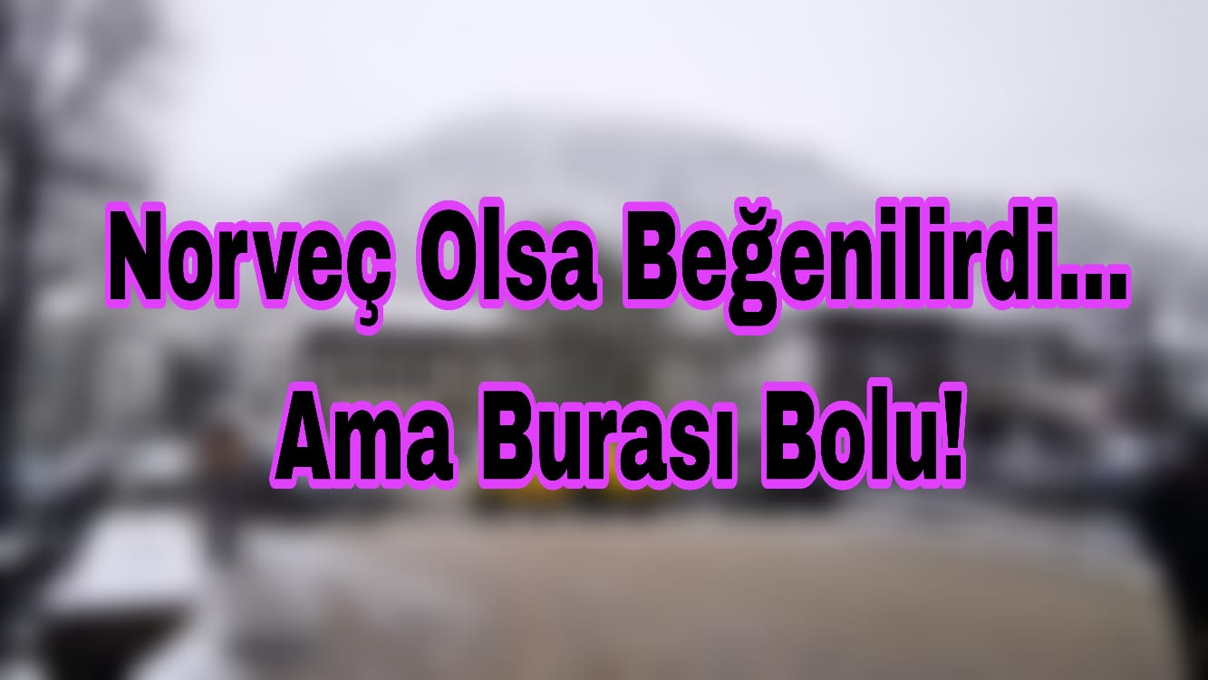 Bolu Mudurnu Göynük Kar Manzara Güzellik