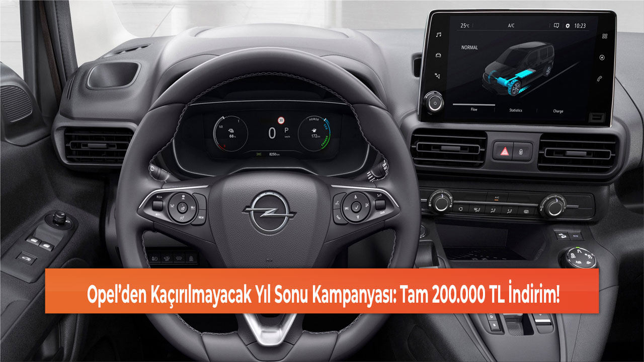 Opel’den Kaçırılmayacak Yıl Sonu Kampanyası: Tam 200.000 TL İndirim!