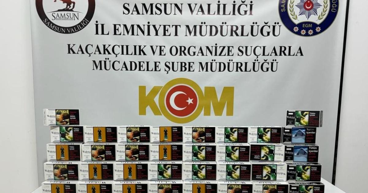 samsunda on binlerce kacak makaron yakalandi HUbSAzDH.jpg