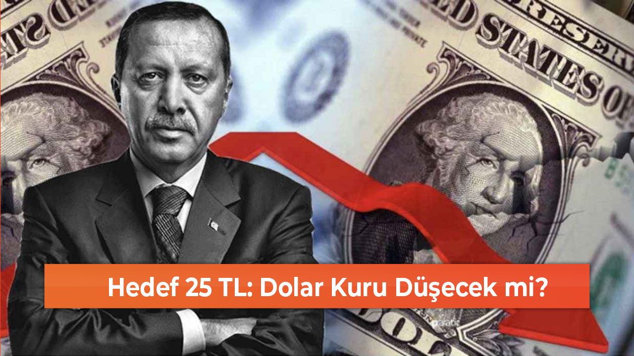 Hedef 25 TL Dolar Kuru Düşecek mi