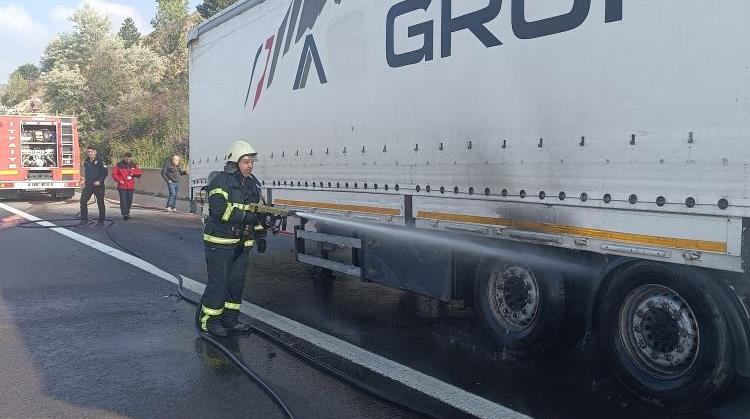 Bolu TEM'DE TIR'IN Balataları Tutuştu 1