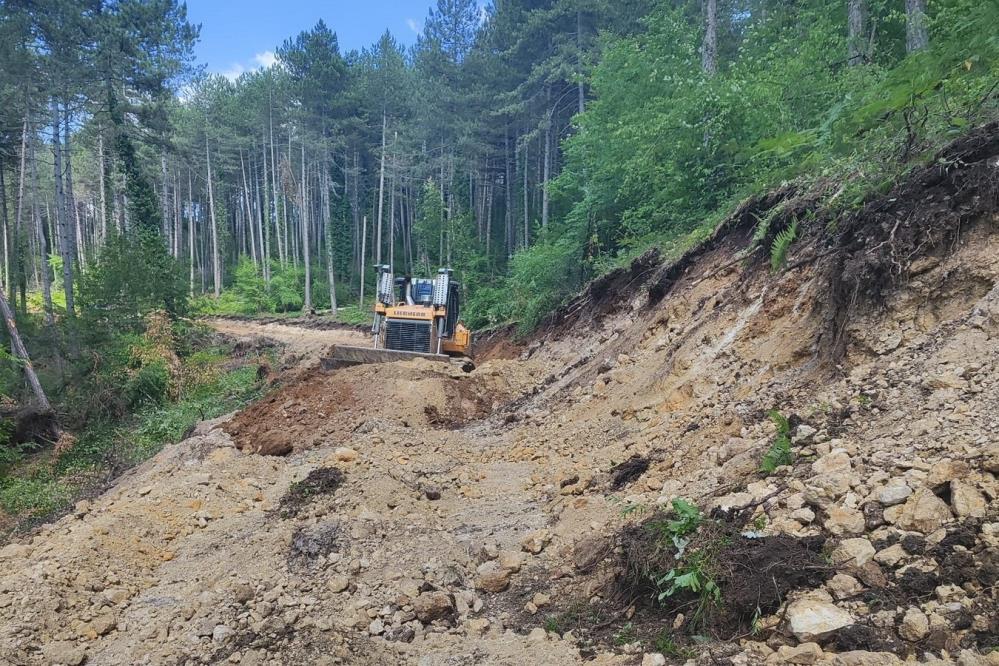 Bolu’da 12 kilometrelik orman yolu açıldı 1