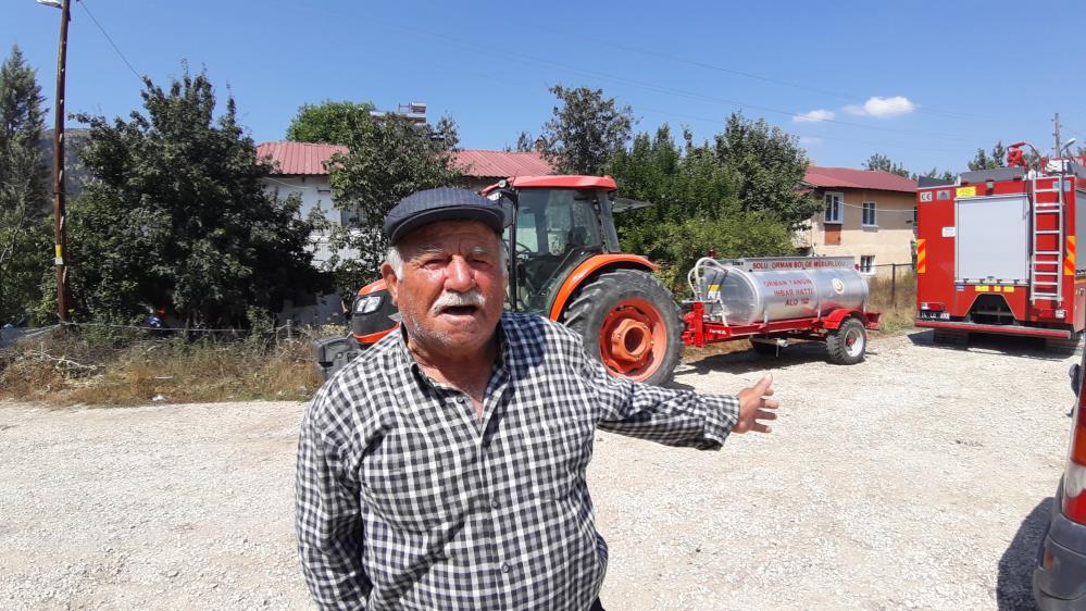 Bolu'da Köyde Bulunan Su Tankeri Faciayı Önledi 1