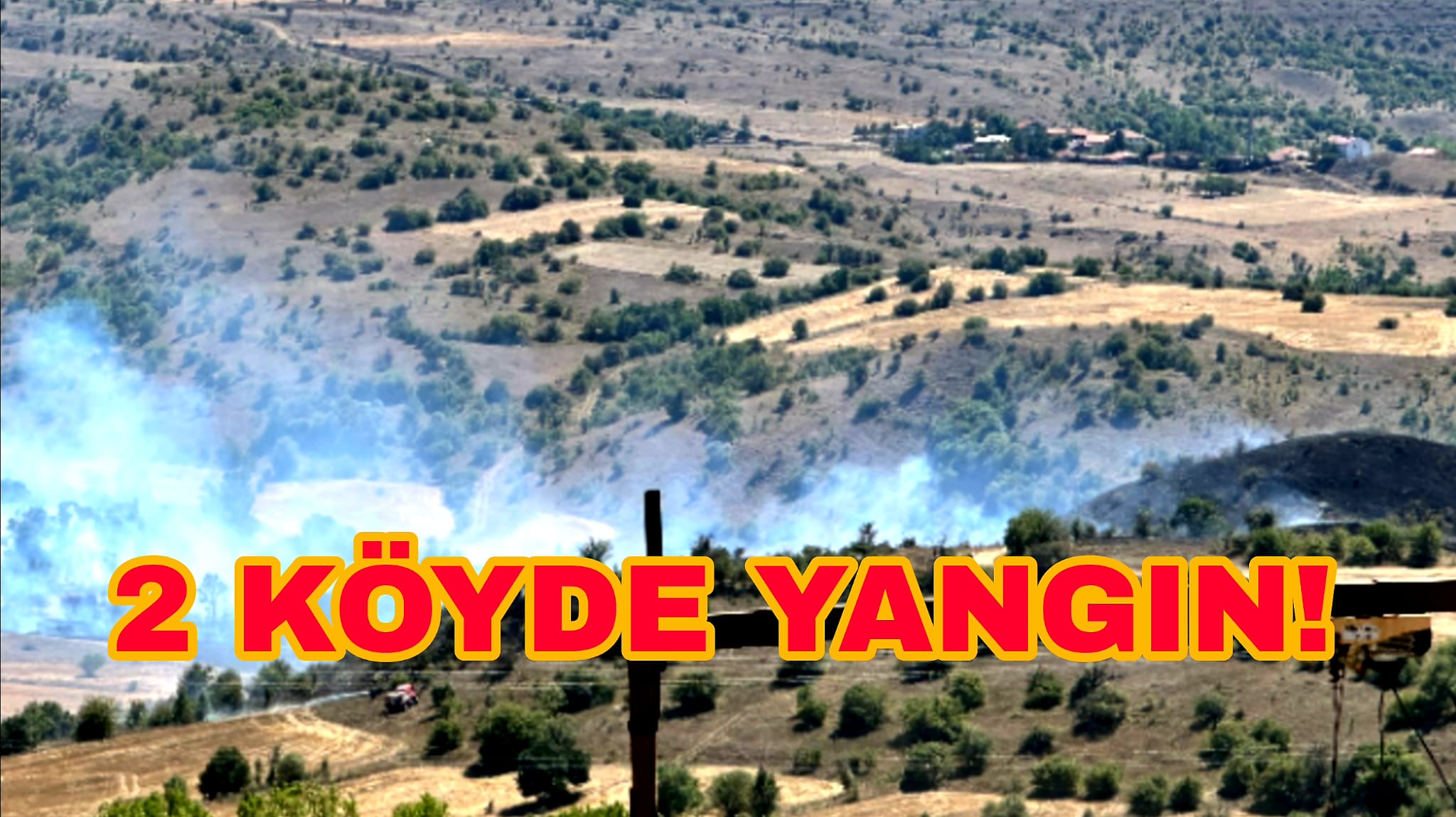 Gerede'nin 2 Köyünde Yangın!