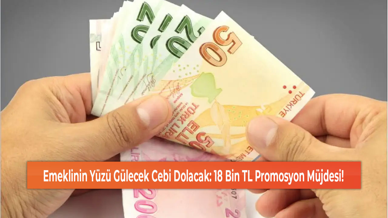 Emeklinin Yüzü Gülecek Cebi Dolacak 18 Bin TL Promosyon Müjdesi