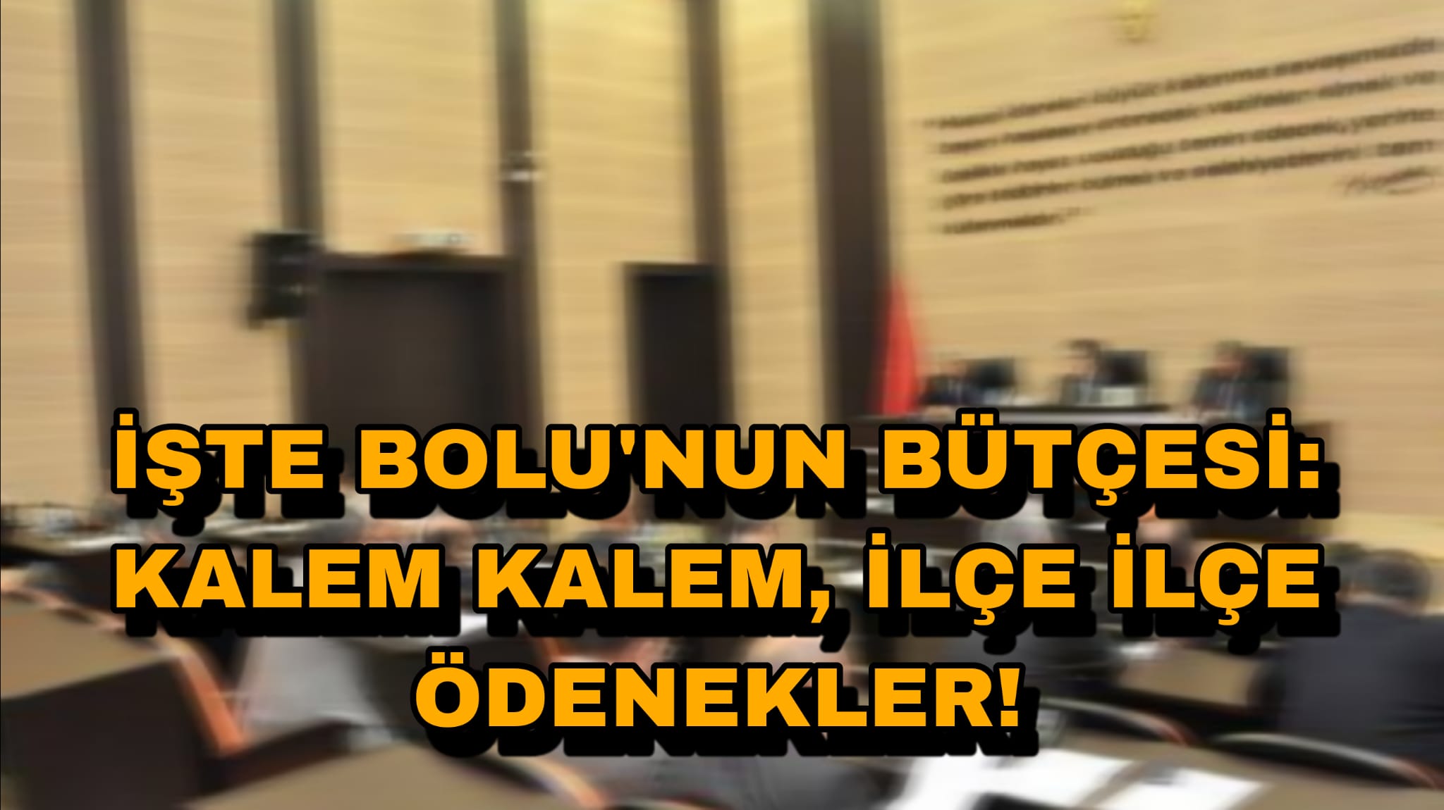 Bolu Gerede İGM Bütçe Ödenek