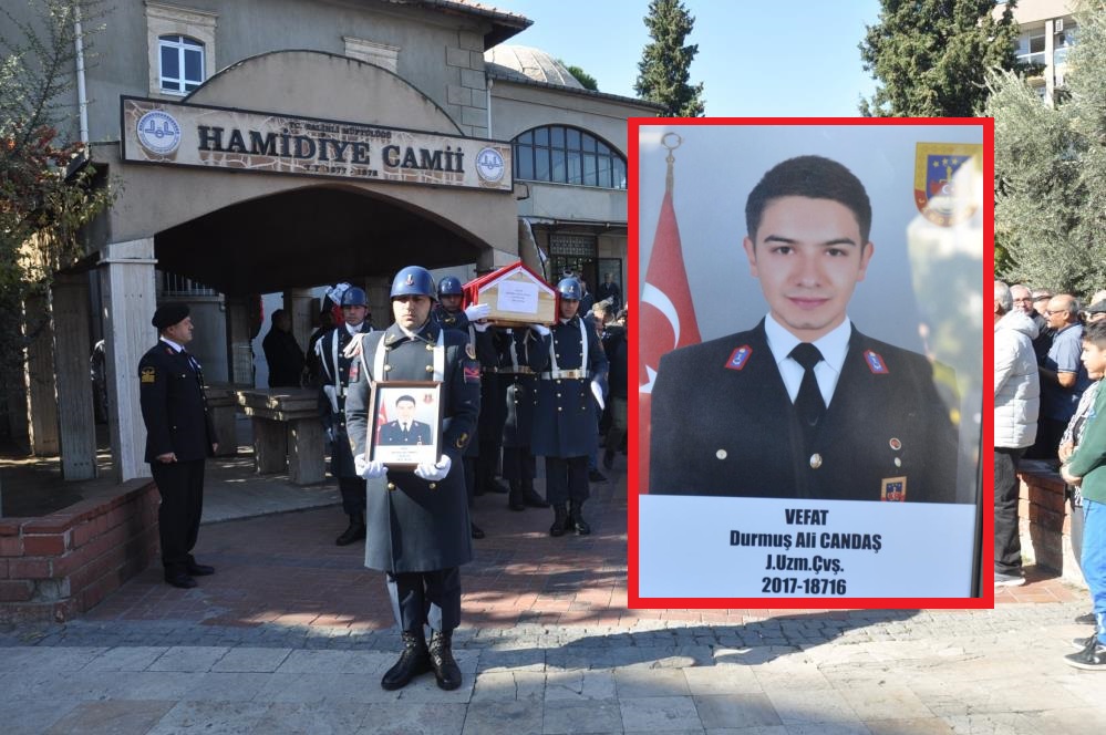 Manisa’da uzman çavuşa ‘yürek yakan’ veda