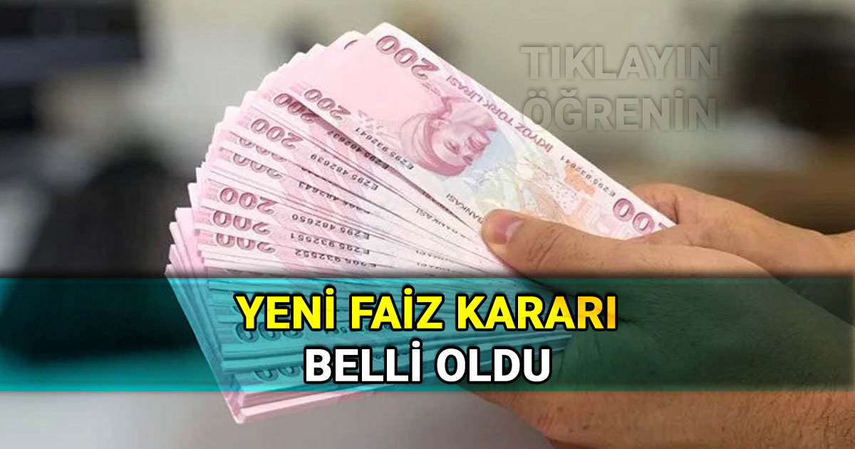 merkez bankası faiz kararı