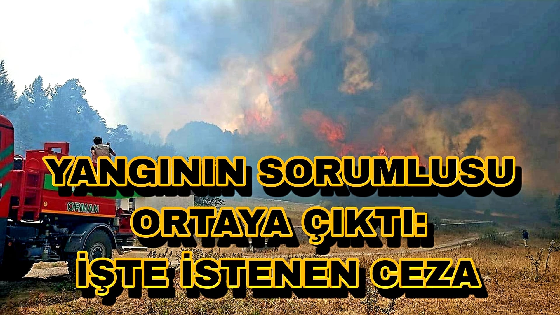 Gerede Yangınının Sorumlusu Ortaya Çıktı