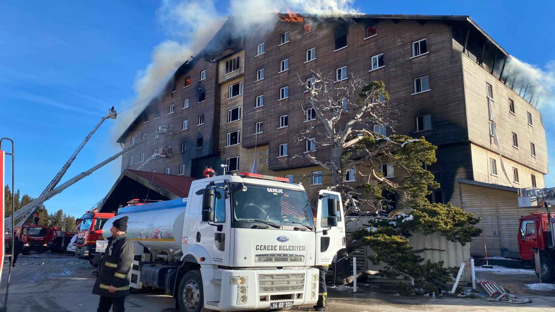 Gerede İtfaiyesi Kartalkaya'da