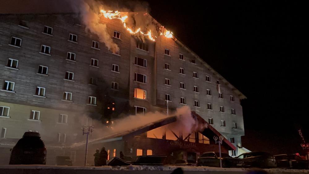 Kartalkaya’da otel yangını 2