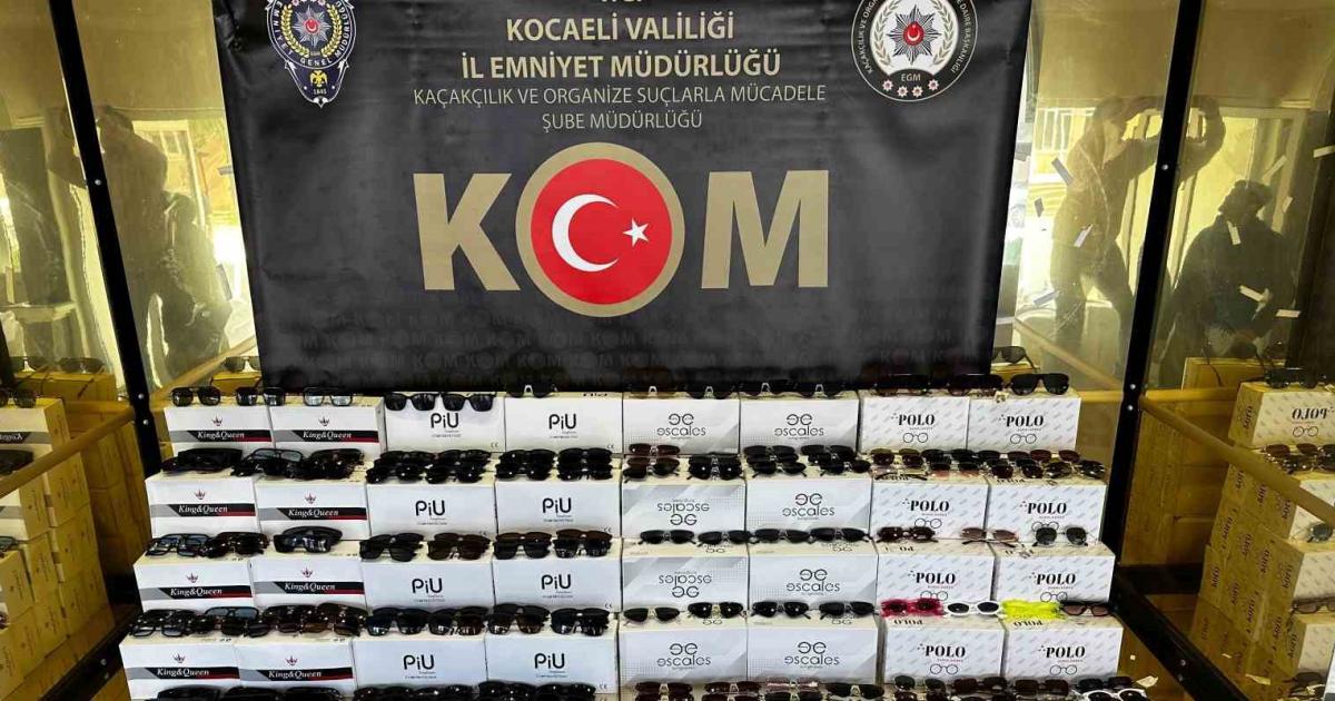 kocaelide 169 bin kacak gunes gozlugu ele gecirildi COEu9Osv.jpg