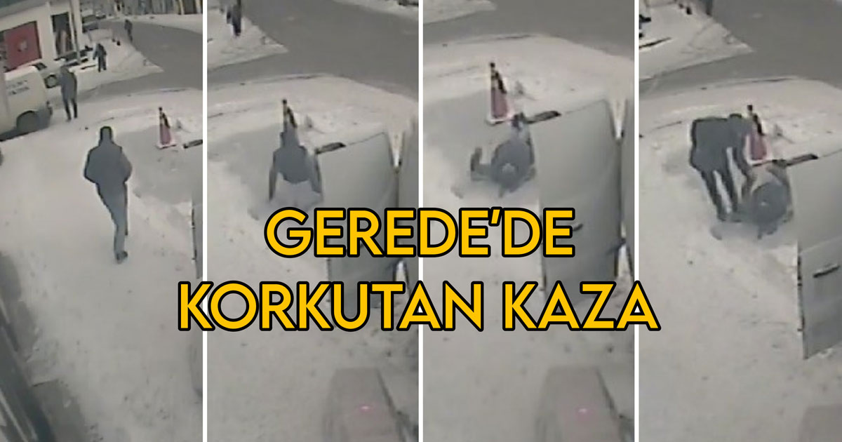 Bolu Gerede'de Korkutan Kaza