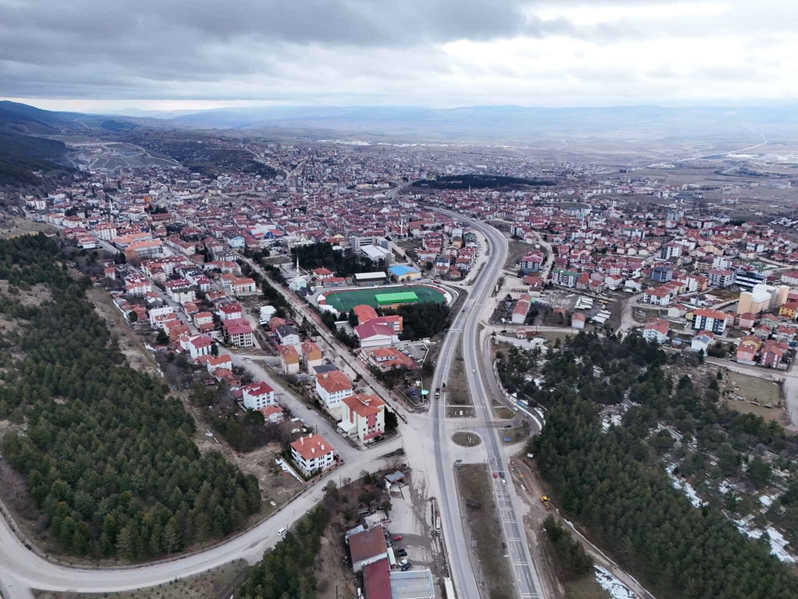 Gerede İlçe Merkezi Bolu HAVADAN 1