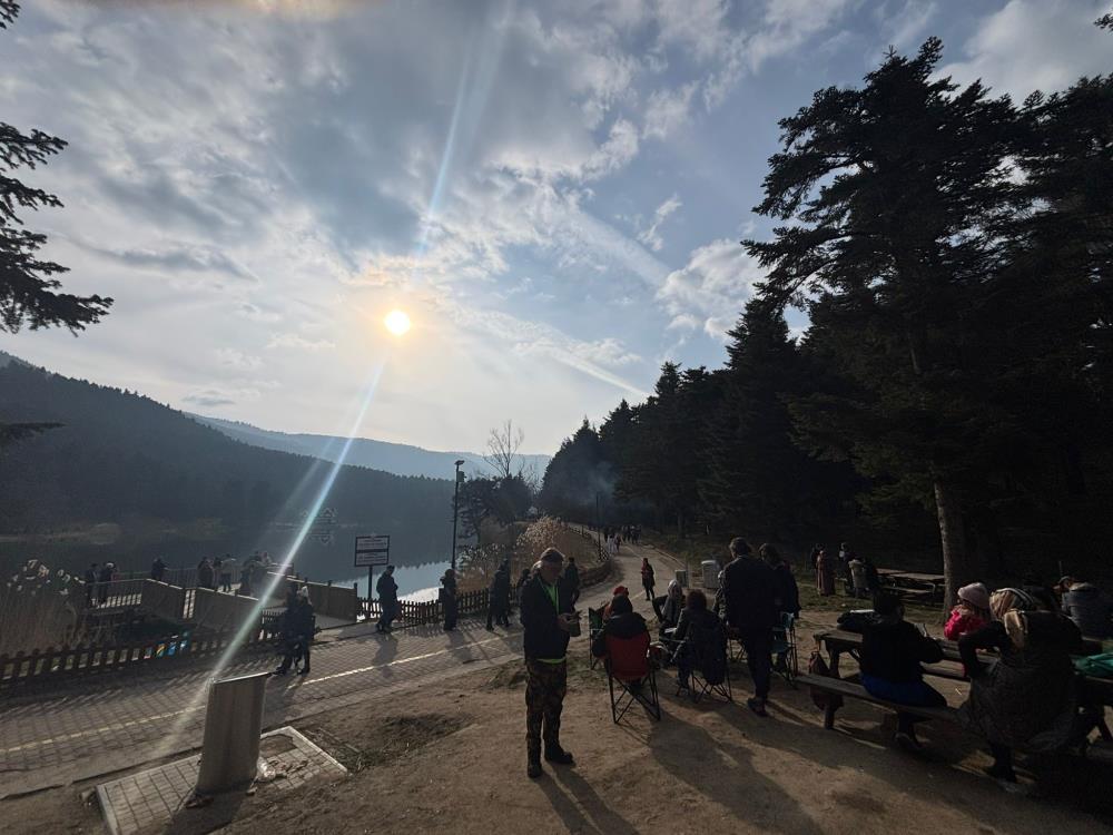 Gölcük Tabiat Parkı’nda sömestr yoğunluğu