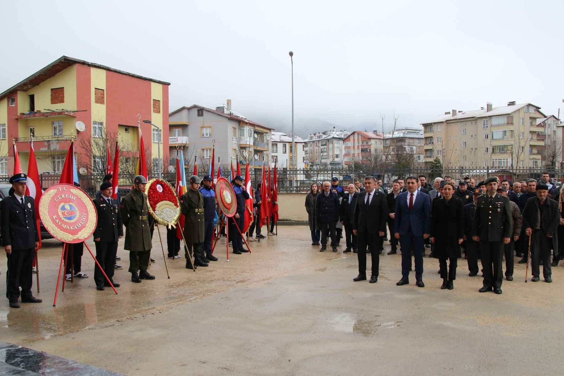 18 Mart Şehitleri Anma Günü ve Çanakkale Zaferi’nin 110. Yıl Dönümü Gerede’de Coşkuyla Anıldı (1)