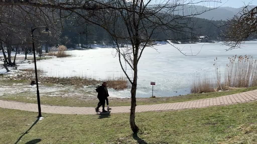 BOLU Gölcük Tabiat Parkı’nda Ramazan sessizliği yaşanıyor