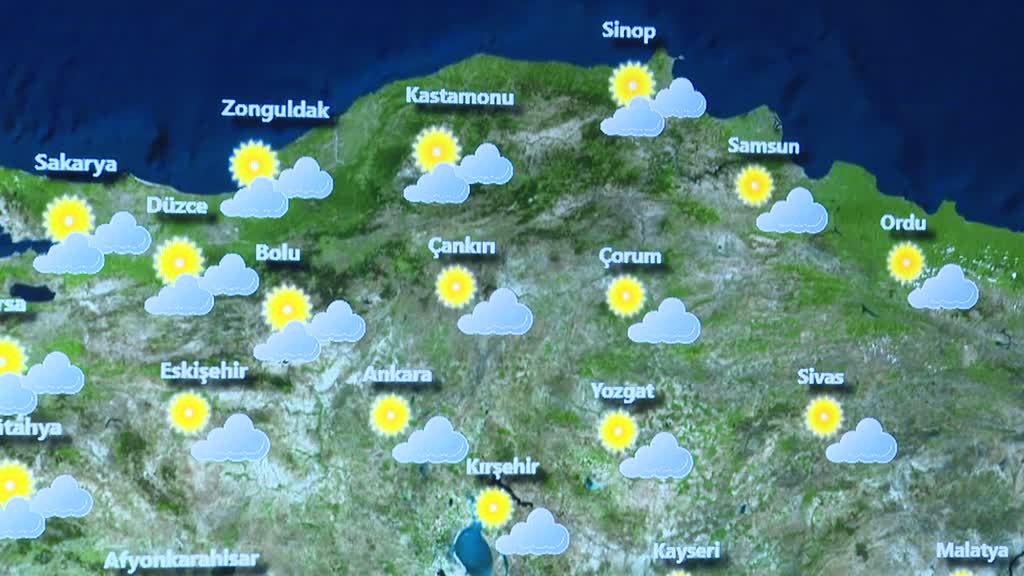 Bolu Gerede Meteoroloji Kar Yağmur Güneş Hava